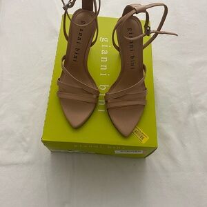 Gianni Bini Nude Strappy Heels